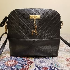 Black Deer Crossbody Bag